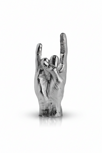 Main You Rock Sculpture - Silver