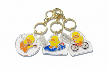 Holiday Duck Keychain