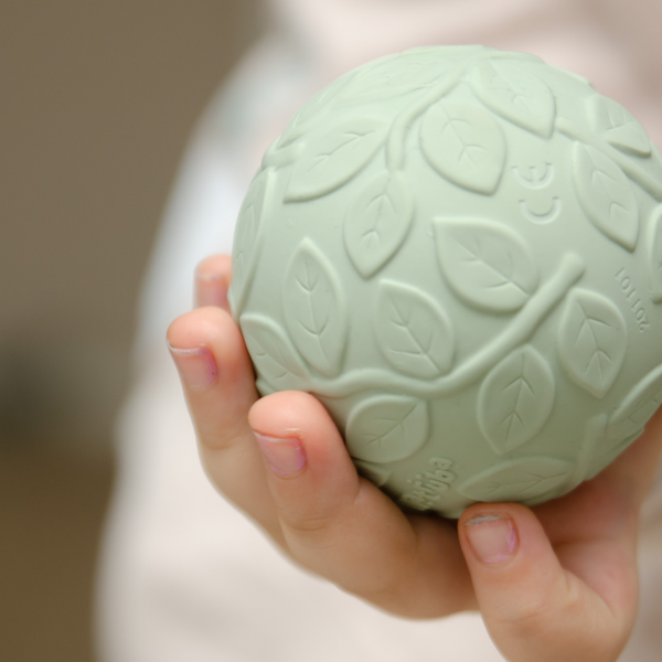 Set of 2 sensory balls green foliage