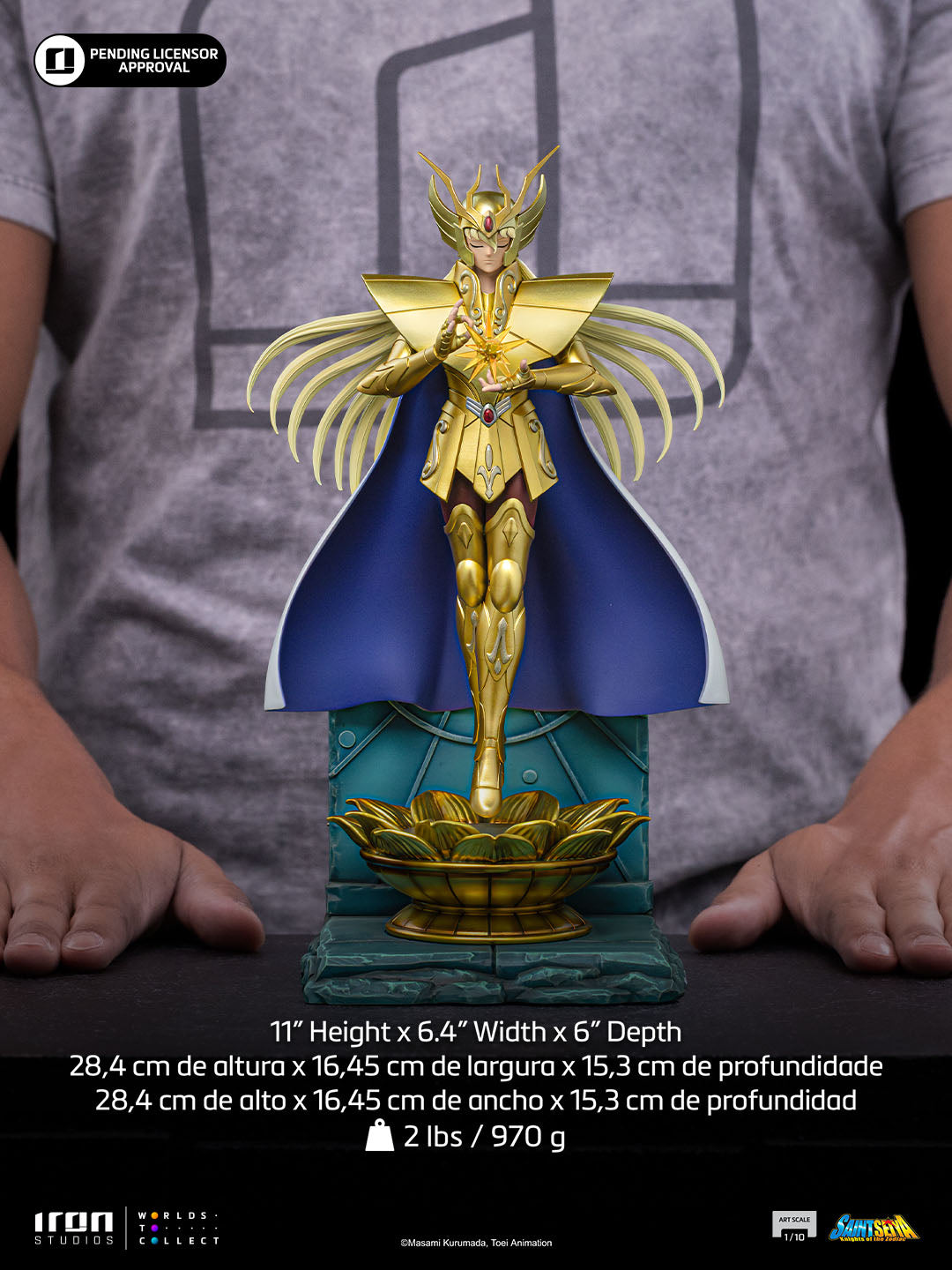 Pre-Order - Virgo Shaka Statue - Saint Seiya - Art Scale 1/10 - Iron Studios