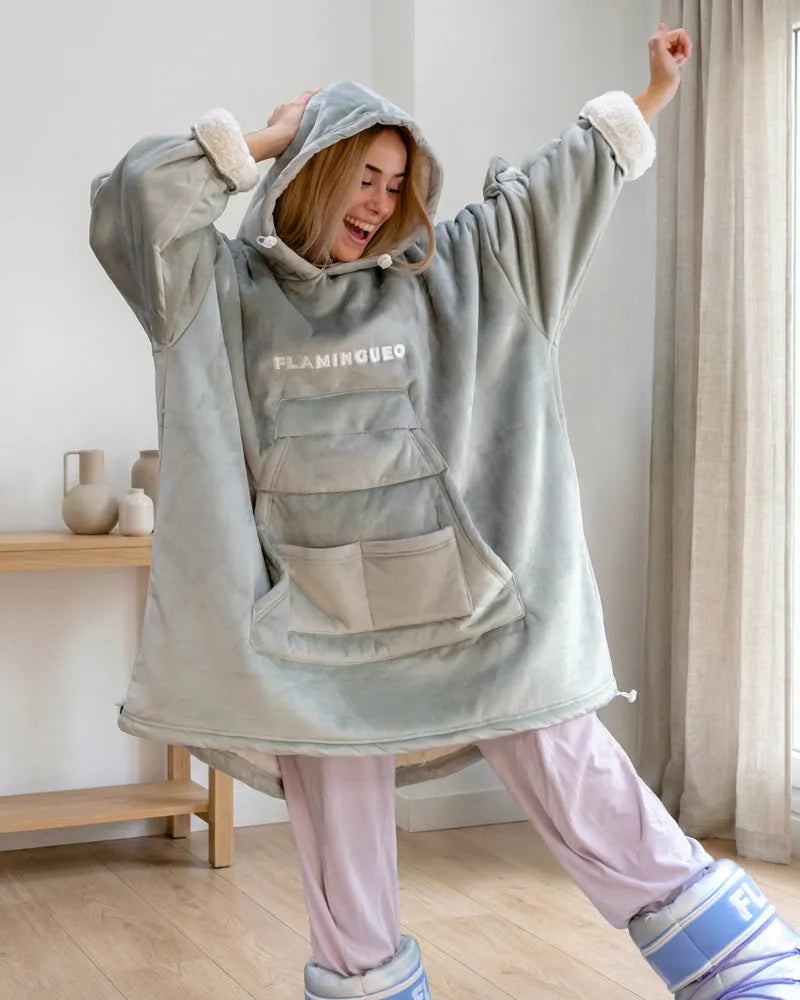 Hooded Blanket - HAGRID GREY