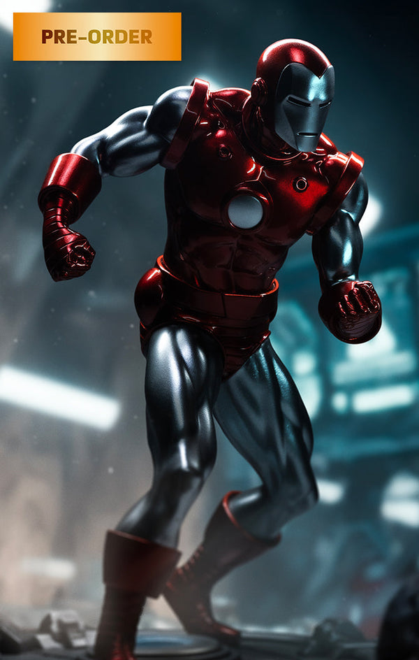 Iron Man Red & Chrome Statue - Marvel Comics - Art Scale 1/10