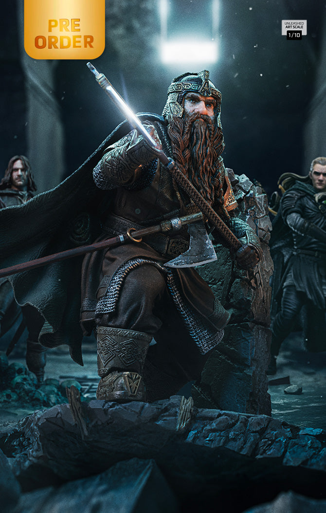 Pre-Order - Gimli Unleashed Statue - The Lord of the Rings - Art Scale 1/10 - Iron Studios