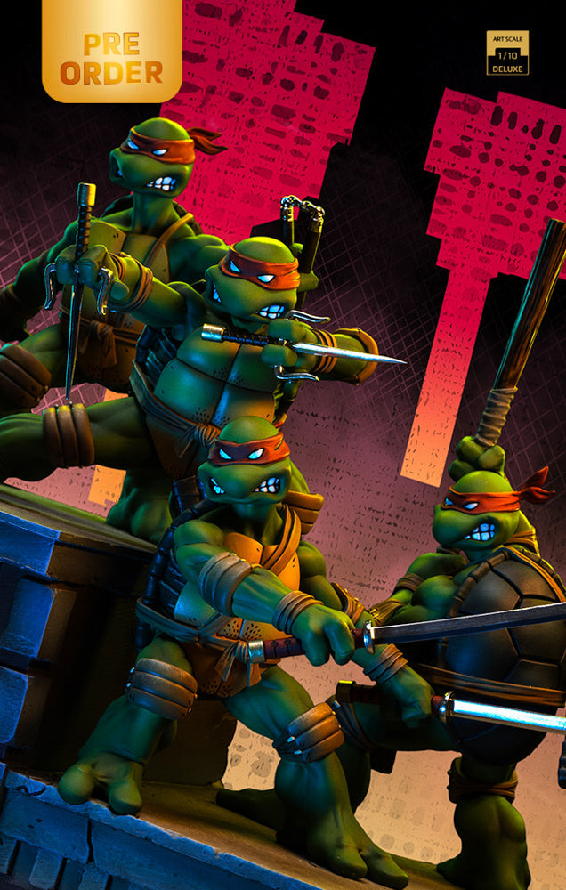 TMNT 1st Cover Set Statue (Signed Version) - Teenage Mutant Ninja Turtles - Art Scale 1/10