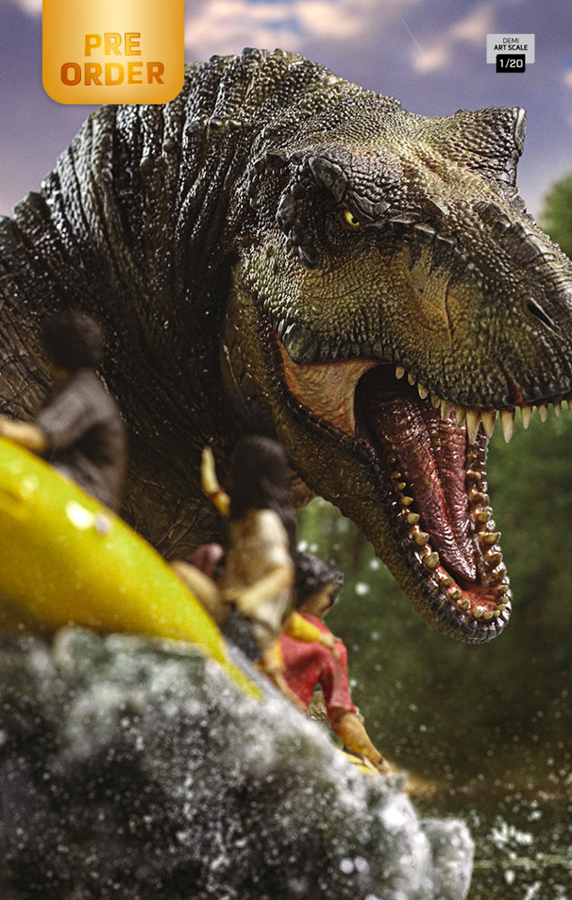 T-Rex River Scene Statue - Jurassic World: Rebirth - Demi Art Scale 1/20