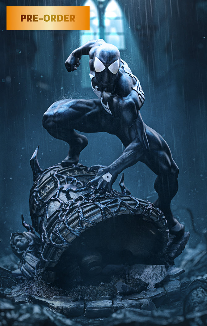 Black Spider-Man Statue - Marvel Comics - BDS Art Scale 1/10