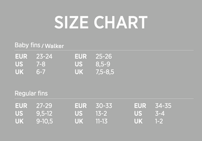 Swim Fin Walkers – Chaussures de nage enfant – HEVEA
