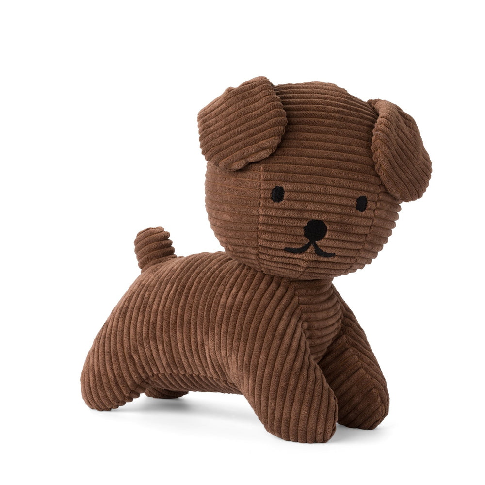 Peluche Chien Snuffy Velours Côtelé M