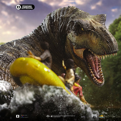 Pre-Order - T-Rex River Scene Statue - Jurassic World: Rebirth - Demi Art Scale 1/20 - Iron Studios
