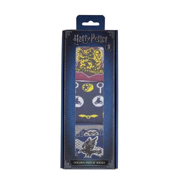 Set de 3 Chaussettes Quidditch Vif d'Or