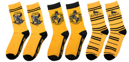 Set of 3 Pairs of Hufflepuff Socks