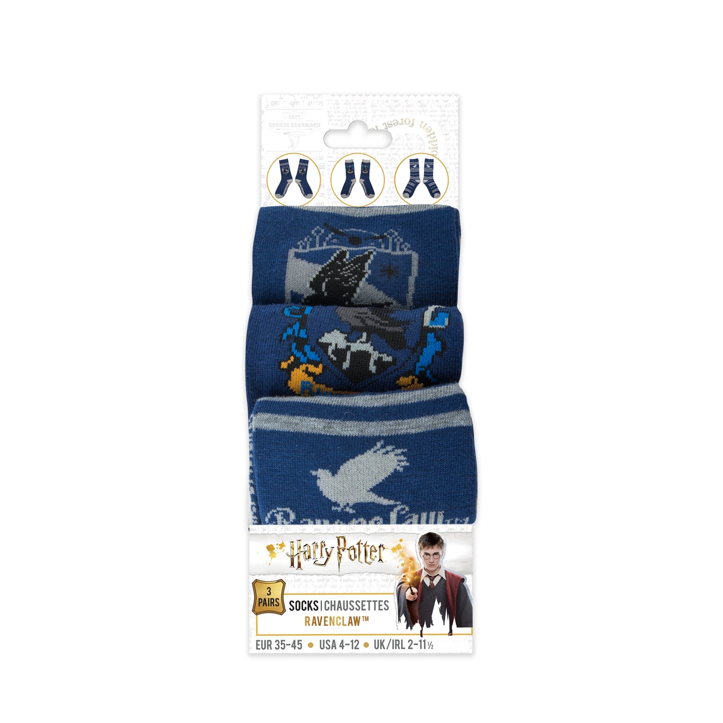 Set de 3 Paires de Chaussettes Serdaigle