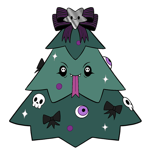 Peluche Squishable – Sapin de Noël Effrayant