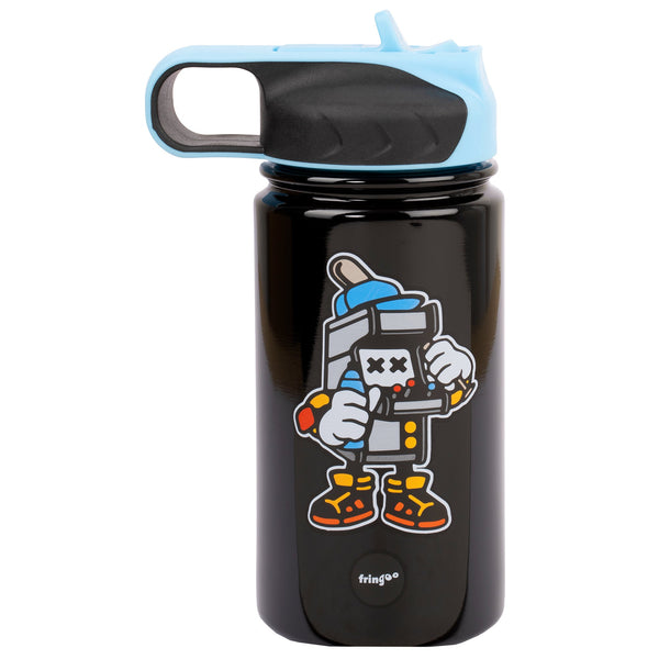 Gourde en acier inoxydable avec paille – 350ml – Little Gamers