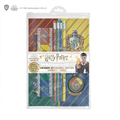 *Hogwarts Houses Stationery Set