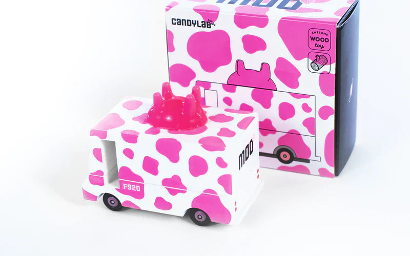 Furgone in legno Candycar World - Strawberry Moo 