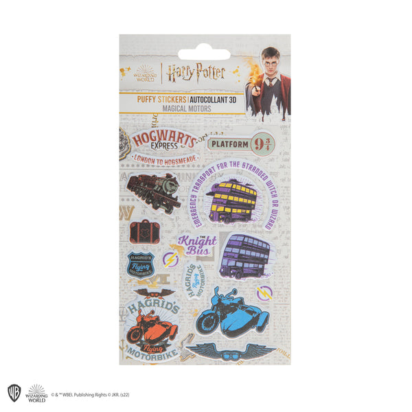 3D Magical Transportation Stickers