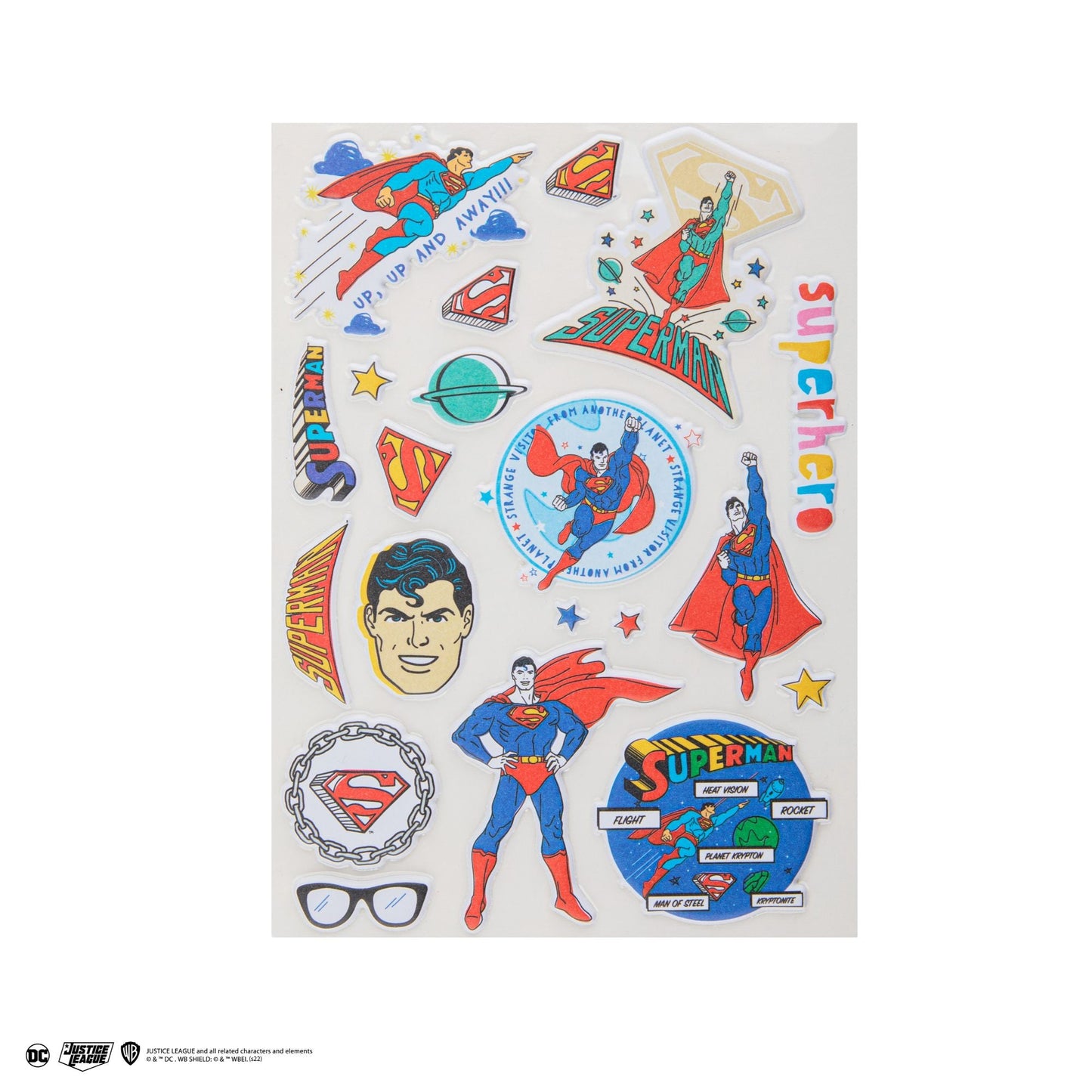 *3D Superman Stickers