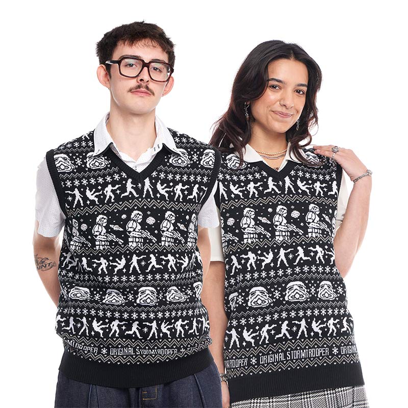 Stormtrooper Knitted Christmas Tank Top