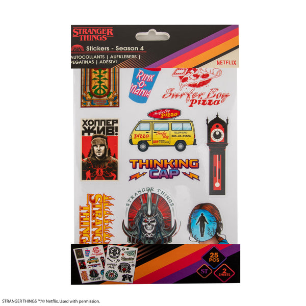 Stranger Things Season 4 Stickers