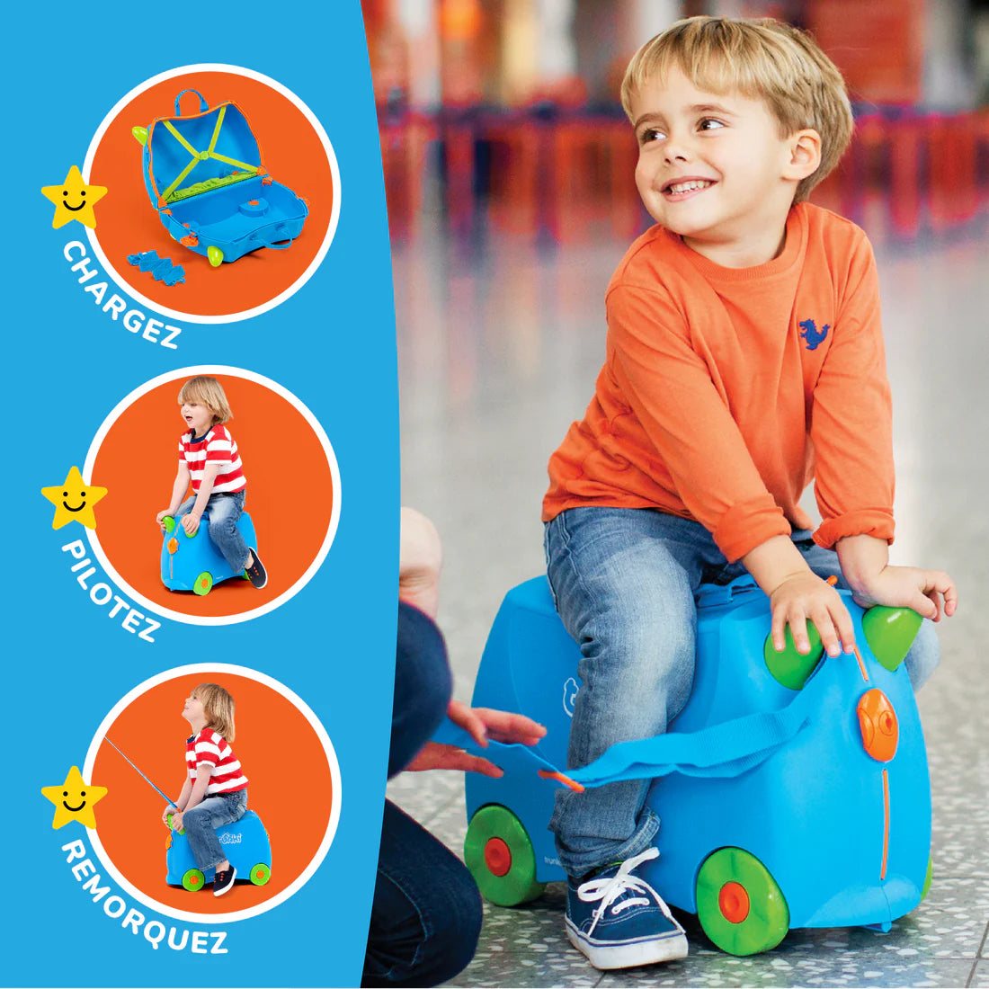 Trunki Ride On - Terrance Blue
