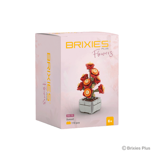 BRIXIES Plus Mini Flower "Sunset"