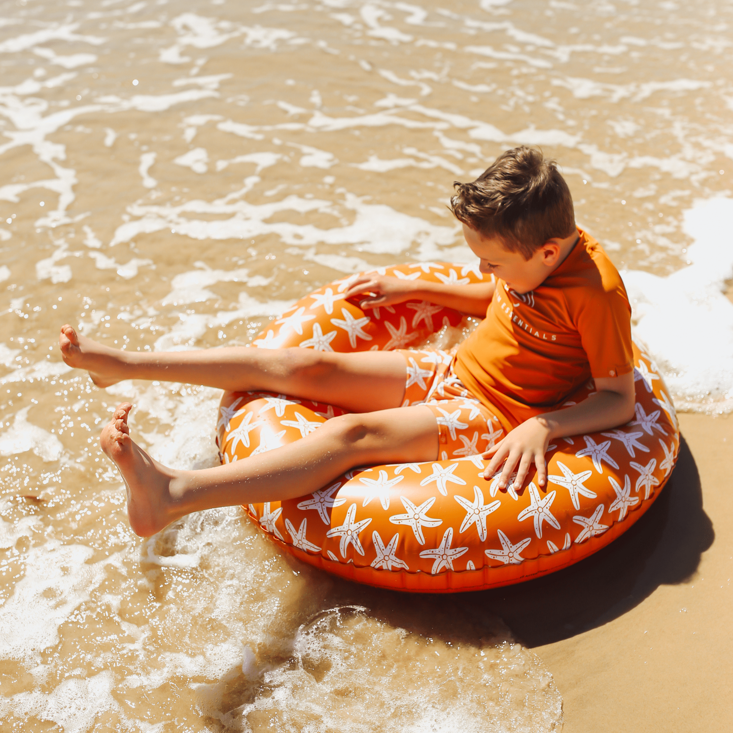 Swim Boxer - Orange - Seastar
