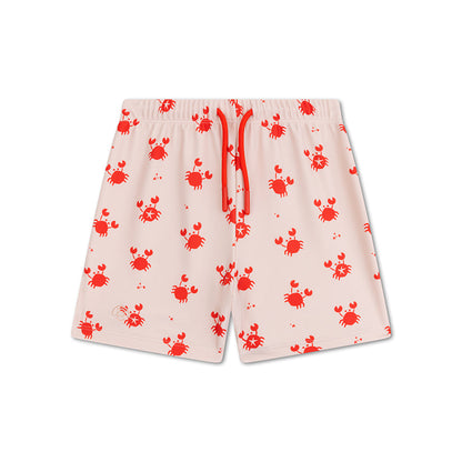 Swim Boxer - Beige/Red - Crabby