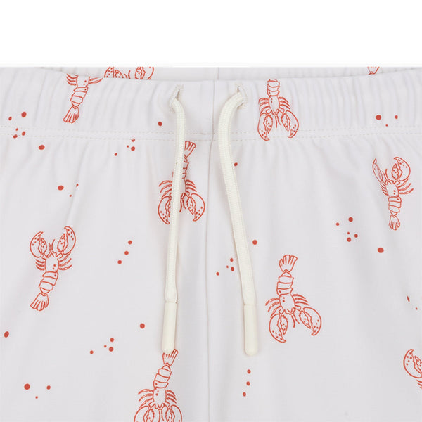 Swim Trunks - Beige/Red - Little Lobster