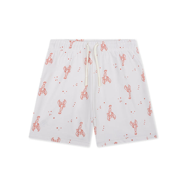 Swim Trunks - Beige/Red - Little Lobster