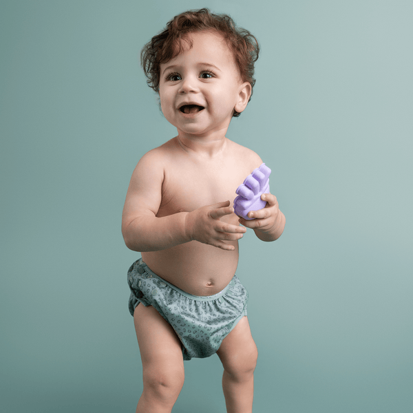 Couche de bain - Verte - Léopard