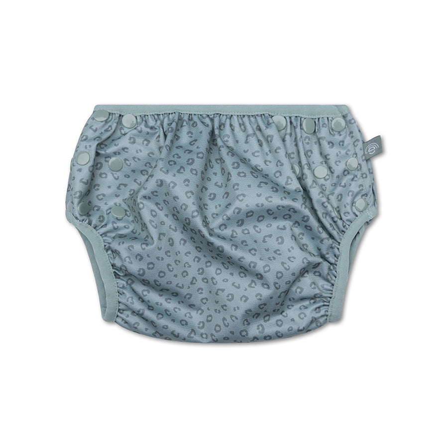 Couche de bain - Verte - Léopard