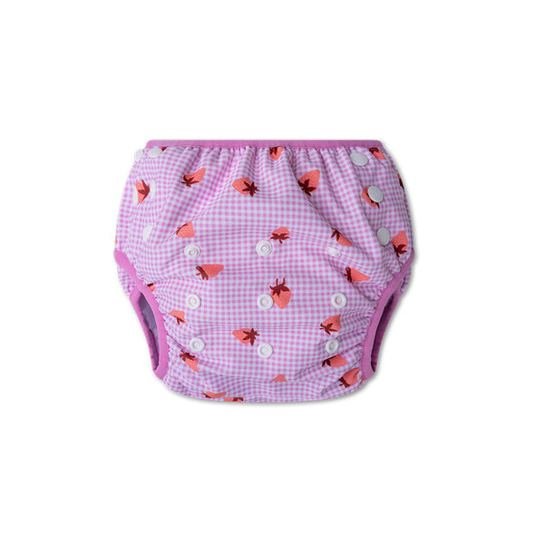 Couche de bain - Rose - Champs de Fraises