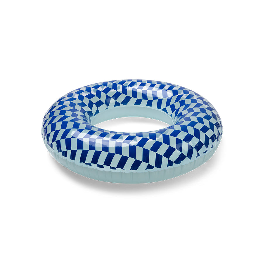 Swim Ring - Blue - Checkmate - Ø 90 cm