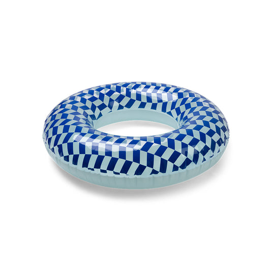 Swim Ring - Blue - Checkmate - Ø 90 cm