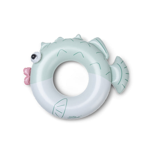 Swim Ring - Green - Puck Pufferfish - Fish - Ø 95 cm