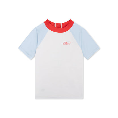 Short-Sleeved Swimming T-Shirt - Multicolored - Seas The Day