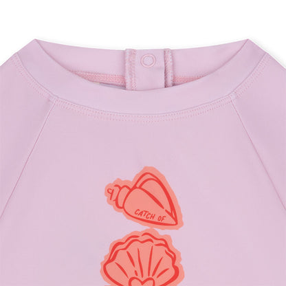 Swimming T-Shirt Short Sleeves - Pink - Coastal Charm