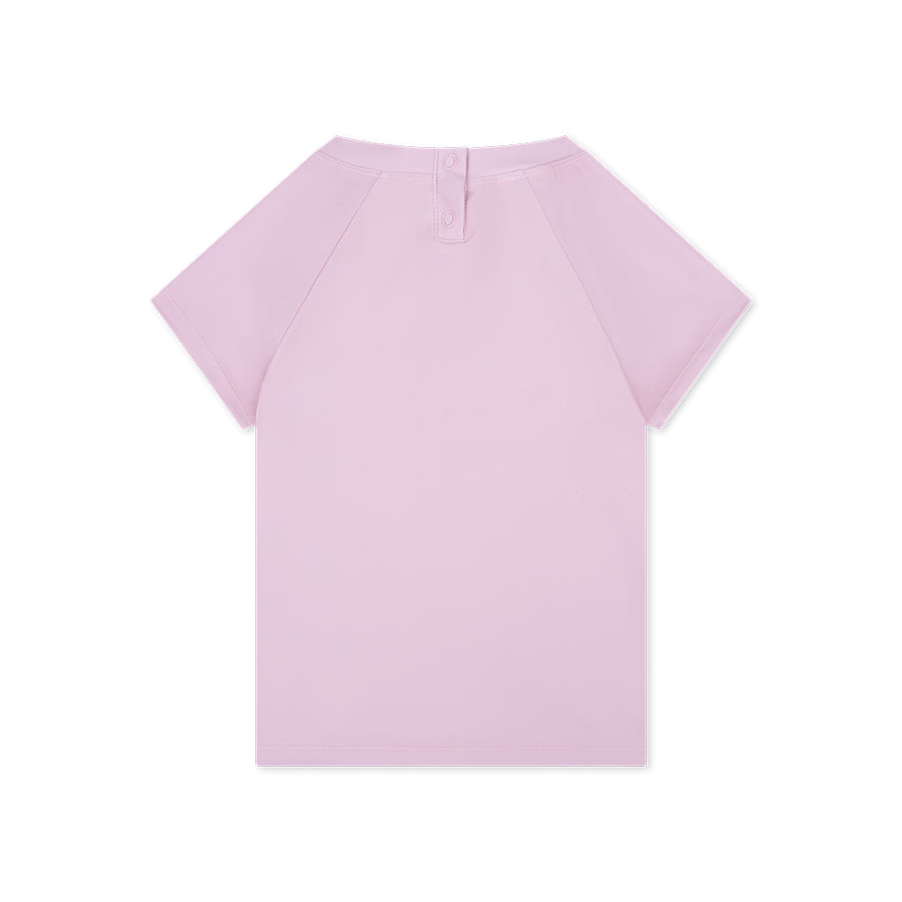 Swimming T-Shirt Short Sleeves - Pink - Coastal Charm