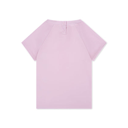 Swimming T-Shirt Short Sleeves - Pink - Coastal Charm