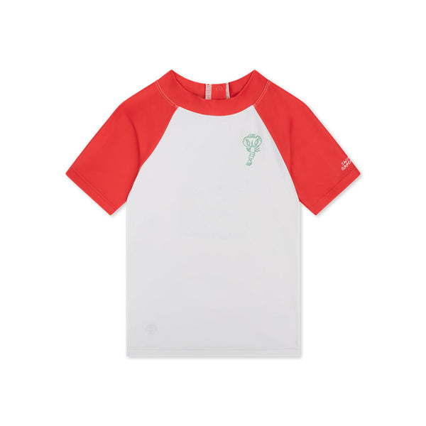 Swimming T-Shirt Short Sleeves - Red - Catch Of The Day
