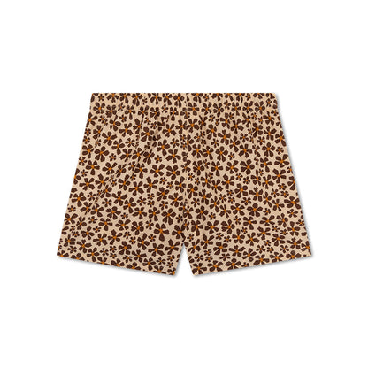 Swim Shorts Girls - Orange - Wild Flower