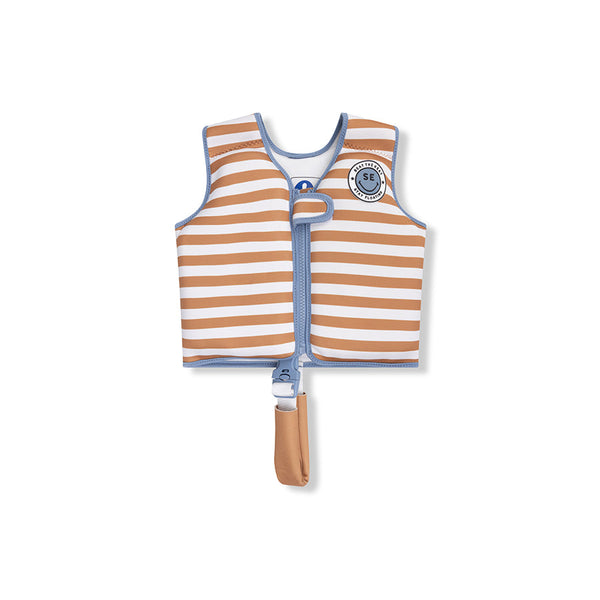 Swim Vest - Brown/White - Softlines