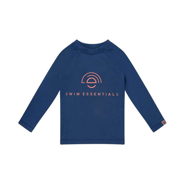 Swimming T-Shirt - Long Sleeve - Dark Blue - Pure Tone