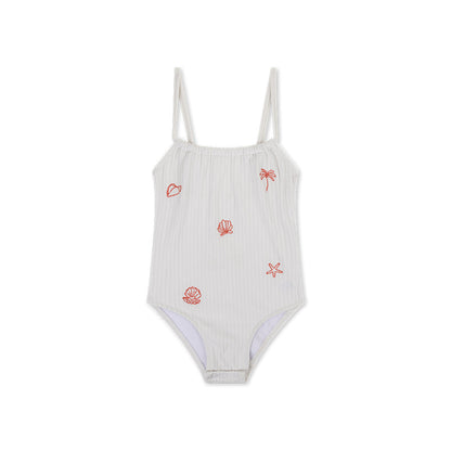 Swimsuit Girls - White - White Pearl