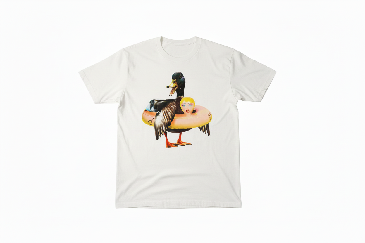 Mallard Duck T-Shirt with Doll Float