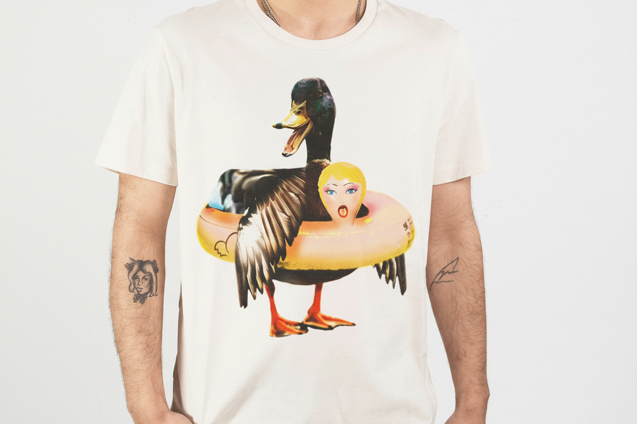Mallard Duck T-Shirt with Doll Float