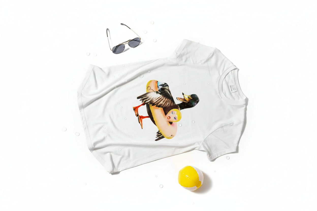 Mallard Duck T-Shirt with Doll Float