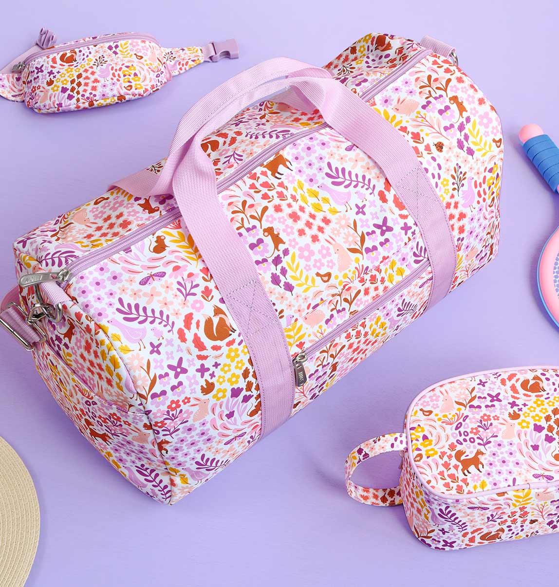 Trousse de toilette enfant - Jardin fleuri – vue 6 – A Little Lovely Company