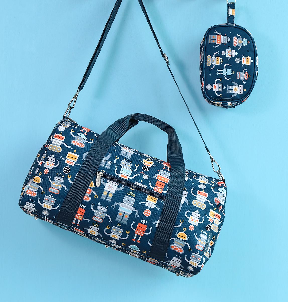 Sac de voyage enfant - Robots – vue 4 – A Little Lovely Company